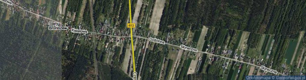 Zdjęcie satelitarne Gościnna ul.